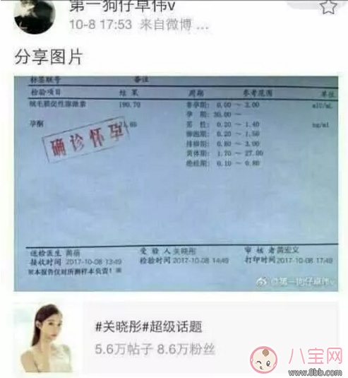 鹿晗让关晓彤怀孕了是真的吗 关晓彤怀孕有哪些证据