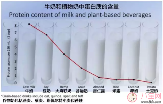 植物蛋白饮料可以替代牛奶的营养吗 植物蛋白饮料可以给孩子喝吗