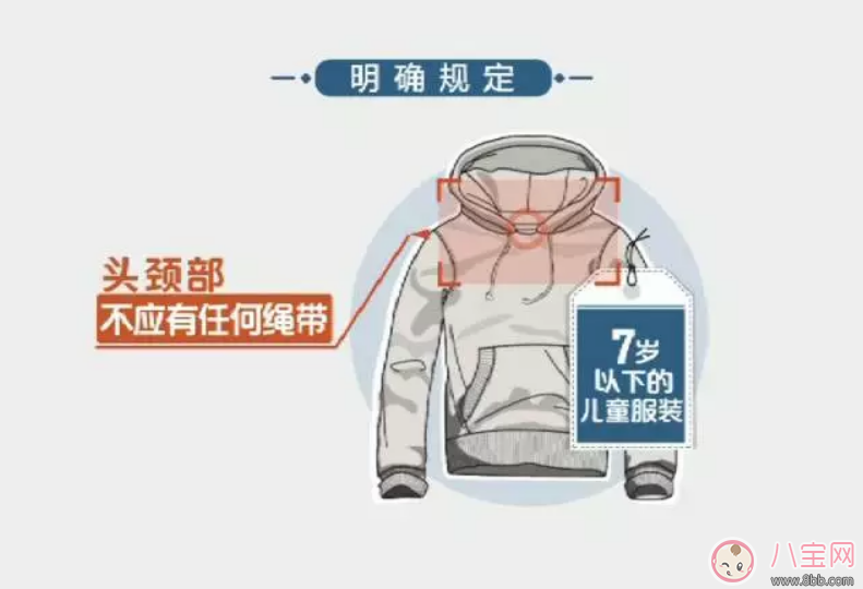 连帽衫的抽绳对孩子有危险吗  宝宝穿什么样的衣服更安全