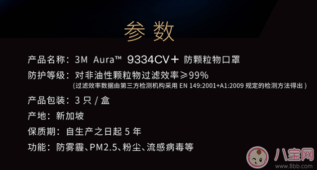 3M进口Aura口罩好用吗 3M进口Aura口罩防雾霾效果试用测评