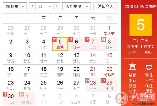 2018清明节的时候会下雨吗 2018清明节天气怎么样