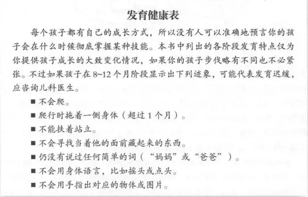 怎么知道自己孩子发育达标了没有 孩子发育情况对照表