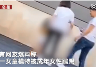 踢拍照童模的人是孩子妈妈  杭州童模被踢是怎么回事