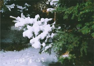 关于初雪的唯美说说 下雪啦的心情感慨