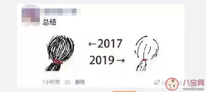 从2017年到2019年有什么变化 朋友圈的17到19年是什么梗