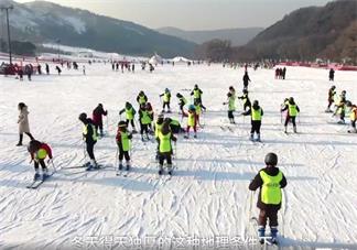 东北小学生滑雪场上体育课是真的吗 什么小学可以在滑雪场上体育课