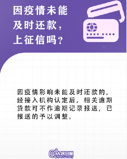 因疫情未能及时还款上征信吗 房贷信用卡怎么还