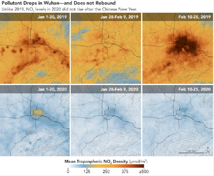 中国空气|中国空气中的二氧化氮含量下降怎么回事 和疫情有关吗