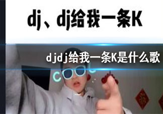 djdj给我一条k是什么意思什么歌  djdj给我一条k抖音版歌词在线试听