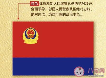 中国人民警察警旗是什么样的 警旗的设计理念是什么