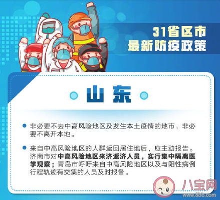 31个省区市最新防疫政策汇总 防疫政策有哪些新要求