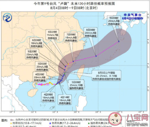 今年第9号台风卢碧生成 台风卢碧会影响哪些地区