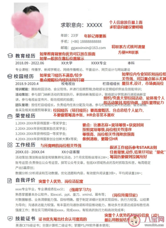 HR喜欢的简历长什么样 大学生怎么写简历