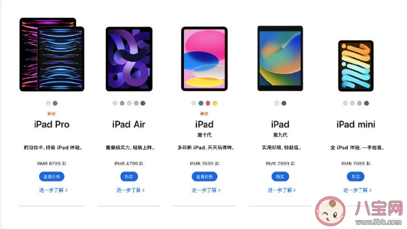 新款iPad价格汇总 iPad全线大涨价是什么原因