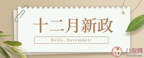 12月新规内容有哪些 这些新规和我们生活息息相关