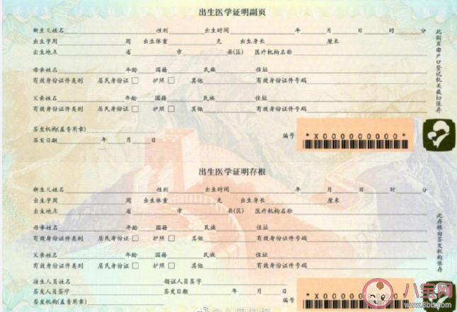 新版出生医学证明4月1日启用 出生医学证明上都有什么