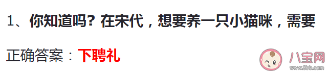 在宋代想要养一只小猫咪需要什么 蚂蚁庄园5月30日答案