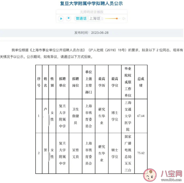 如何看待博士应聘中学卫生保健员 为什么找工作越来越卷了