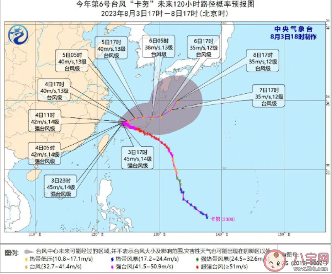 卡努将加速向东北方向移动 台风卡努登陆地在哪