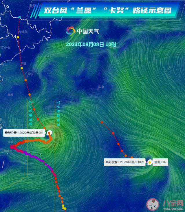 台风卡努和兰恩会存在双台风效应吗 什么是双台风效应