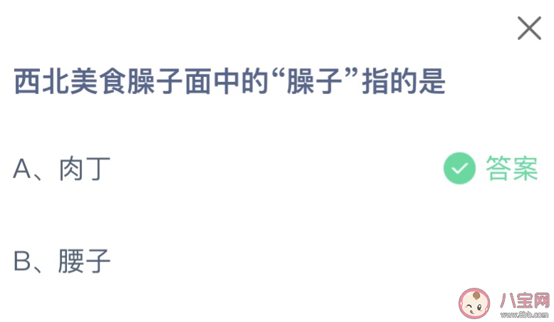 西北美食臊子面中的臊子指的是什么 蚂蚁庄园8月11日答案