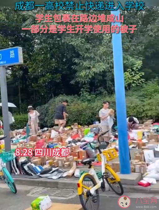 高校禁快递入校包裹堆积成山 高校为什么拒绝快递入校